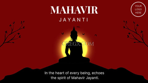 Mahavir Janma Kalyanak Greetings Video Template