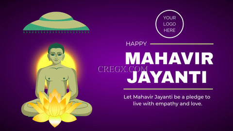 Mahavir Jayanti Greetings Video Template
