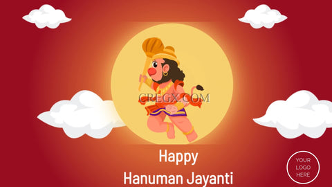 Happy Hanuman Janmotsav Video Template