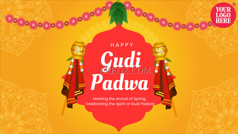 Gudi Padwa Wishes Video Template