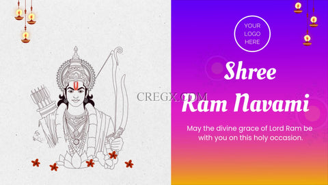 Happy Shree Ram Navami Video Template