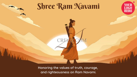 Shree Ram Navami Wishes Video Template
