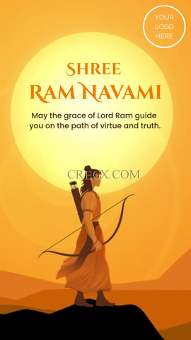 Customizable Shree Ram Navami Video Template