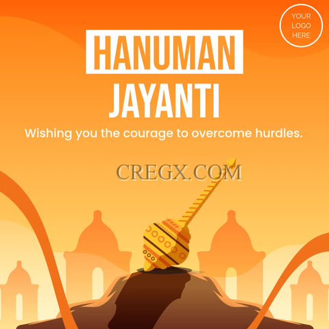 Hanuman Jayanti Wishes Video Template