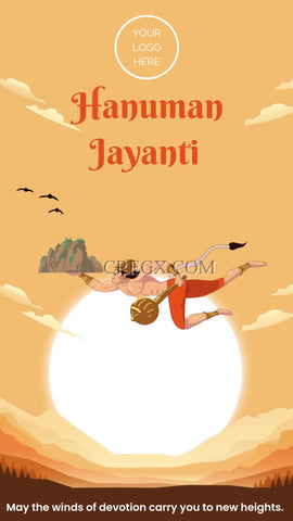 Happy Hanuman Jayanti Video Template