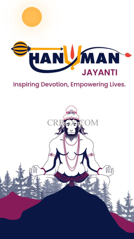 Hanuman Jayanti Video Template