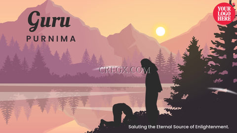 Guru Purnima Greetings Video Template | A Salute To The Guru