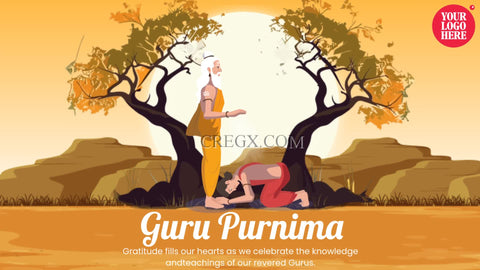 Guru Purnima Greetings Video Template