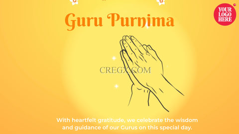 Guru Purnima Wishes Video Template