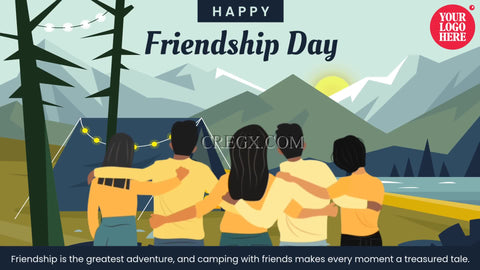 Friendship Day Greetings Video Template