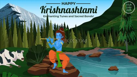 Krishna Janmashtami Video Template