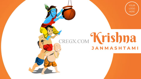 Happy Krishna Janmashtami Video Template