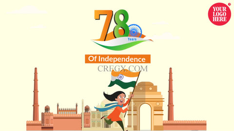 78th Year of Independence Video Template | India Independence Day Video Template