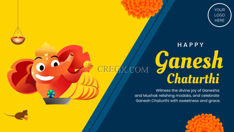 Ganesh Chaturthi Greetings Video Template