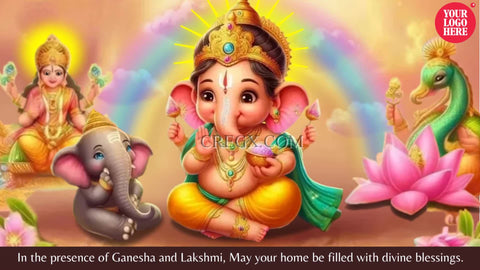 Ganesh Chaturthi Greetings Video Template