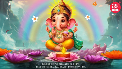 Ganesh Chaturthi Wishes Video Template