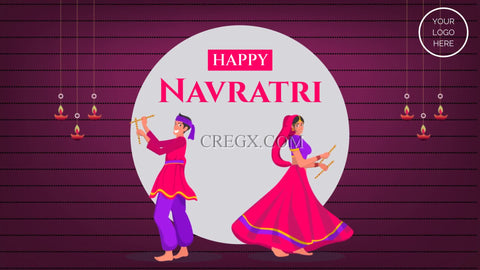 Navratri | Garba Video Template