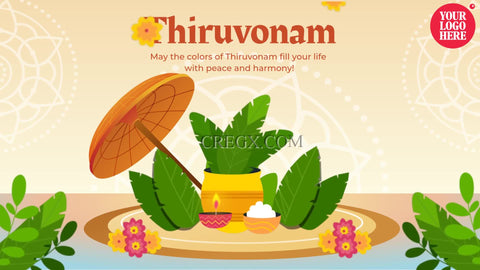 Thiruvonam Wishes Video Template