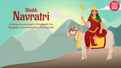 Shubh Navratri | Shailaputri Video Template