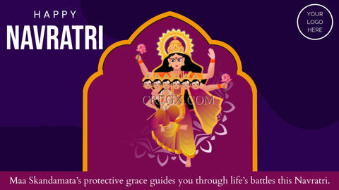 Navratri | Skandamata Video Template