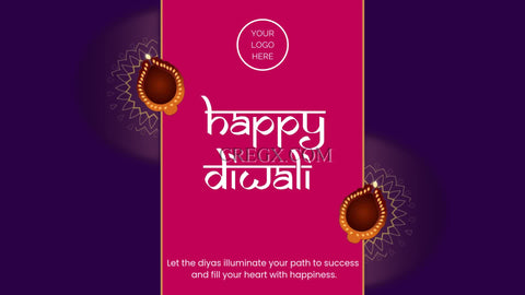 Diwali Wishes Video Template