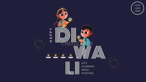 Diwali Greetings Video Template