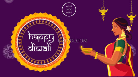 Diwali Greetings Video Template