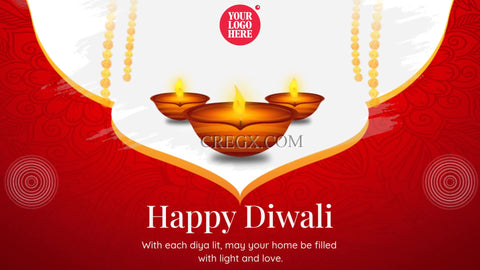 Diwali Wishes Video Template