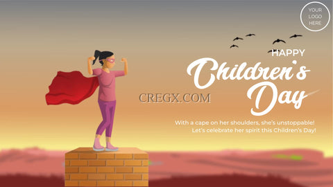 Happy Childrens Day Video Template