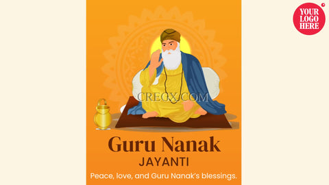 Happy Guru Nanak Jayanti Video Template