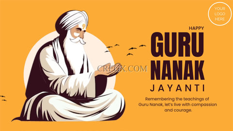 Happy Guru Nanak Jayanti Video Template