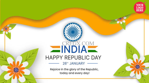 Republic Day Greetings Video Template | 26 January Video Template