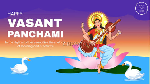 Happy Vasant Panchami Video Template