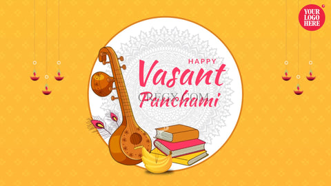 Vasant Panchami Wishes Video Template