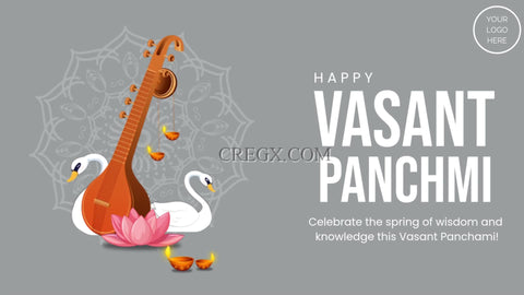 Happy Vasant Panchami Video Template