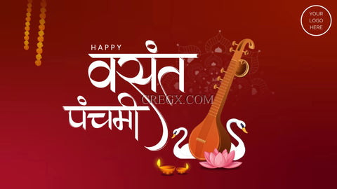 Vasant Panchami Greetings Video Template