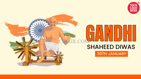 Mahatma Gandhi Shaheed Diwas Video Template