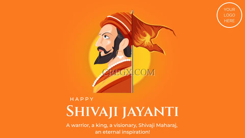 Chhatrapati Shivaji Maharaj Jayanti Wishes Video Template