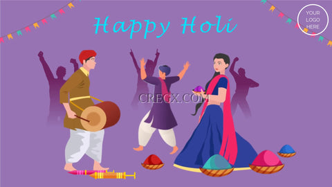 holi cover page by name