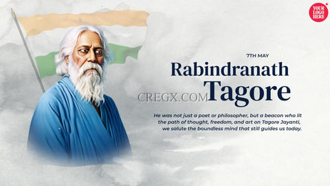 Rabindranath Tagore Jayanti Video Template