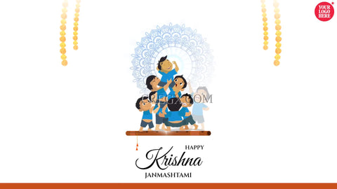 Happy Krishna Janmashtami Video Template