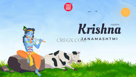 Happy Janmashtami Video Template