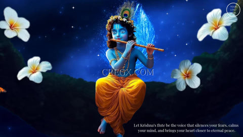 Krishna Janmashtami Wishes Video Template