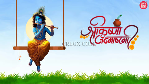 Krishna Janmashtami Greetings Video Template