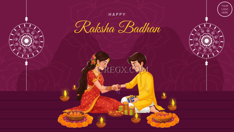 Raksha Bandhan Wishes Video Template