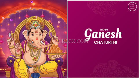Ganesh Chaturthi Wishes Video Template