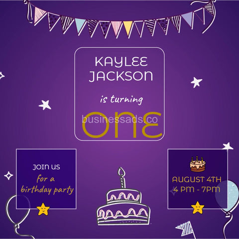 Birthday Social Video