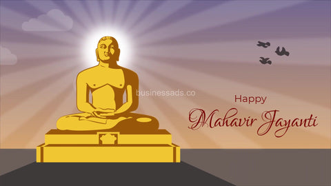 Mahavir Jayanti Social Video Template