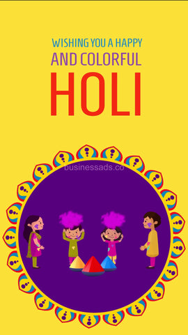 Holi Social Video