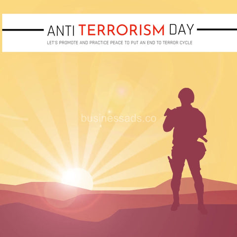 Anti Terrorism Day Social Video